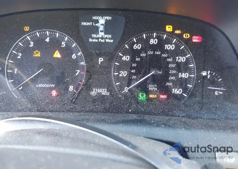 2007 Lexus Ls 460 из США, поврежденный, VIN JTHBL46F275047447